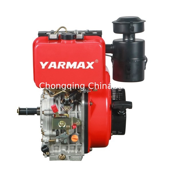 11.8HP 8.1kW 공랭식의 디젤 엔진 단기통 4 타격 195F YARMAX 디젤 엔진