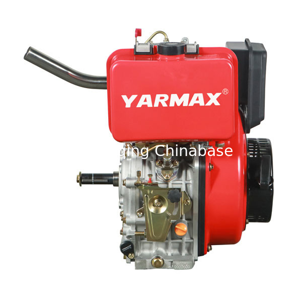 11.8HP 8.1kW 공랭식의 디젤 엔진 단기통 4 타격 195F YARMAX 디젤 엔진