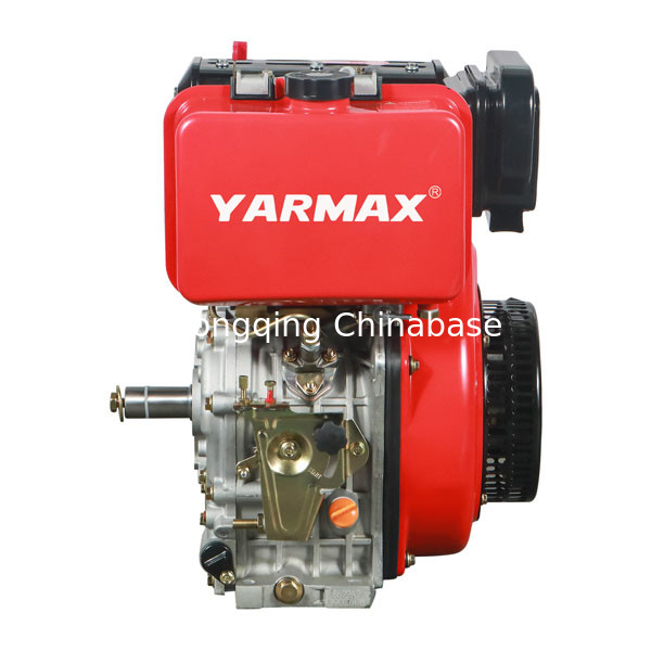 11.8HP 8.1kW 공랭식의 디젤 엔진 단기통 4 타격 195F YARMAX 디젤 엔진