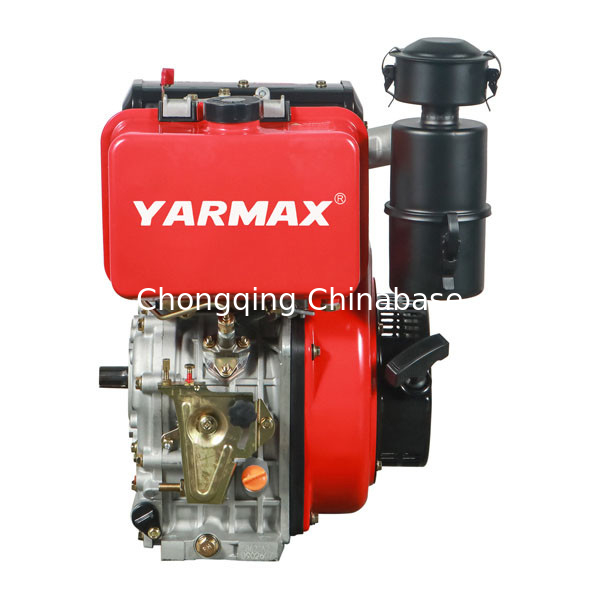 11.8HP 8.1kW 공랭식의 디젤 엔진 단기통 4 타격 195F YARMAX 디젤 엔진