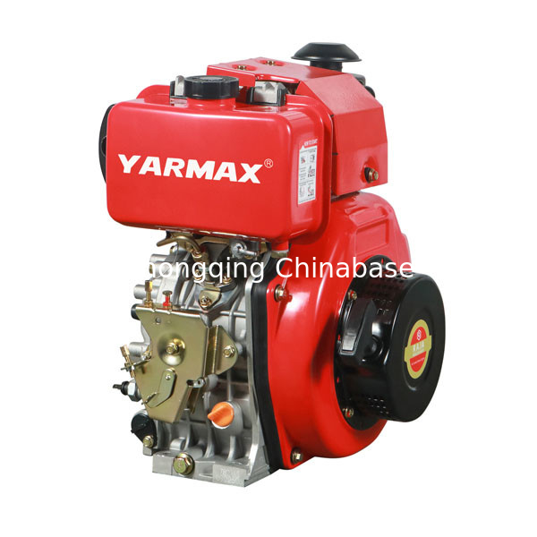 11.8HP 8.1kW 공랭식의 디젤 엔진 단기통 4 타격 195F YARMAX 디젤 엔진