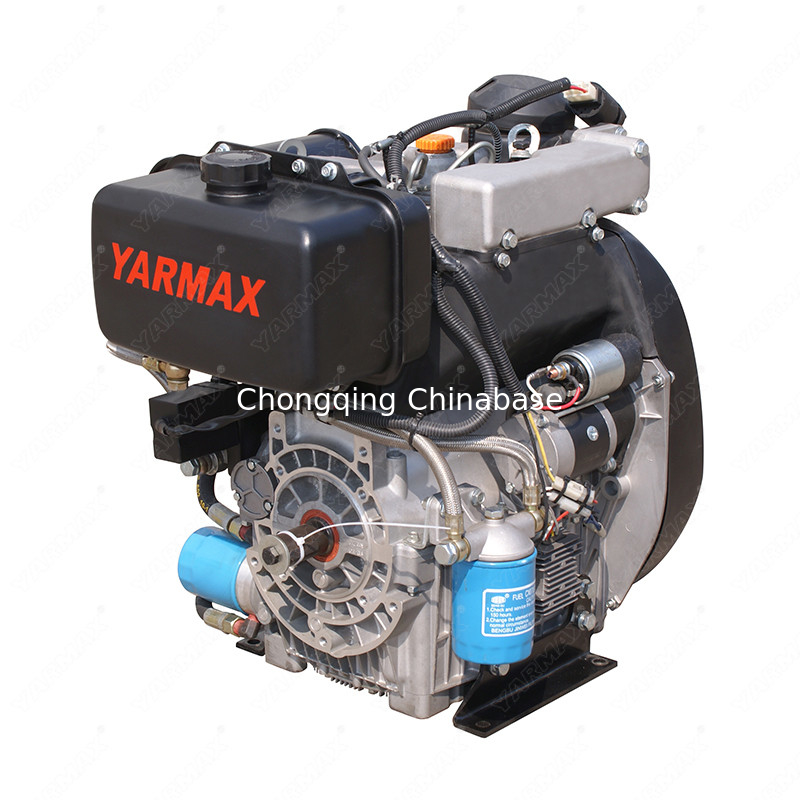 YARMAX 저소음 두 배 실린더 디젤 엔진 292 19.7HP 14.5kW 4 치기