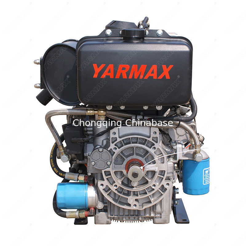YARMAX 저소음 두 배 실린더 디젤 엔진 292 19.7HP 14.5kW 4 치기