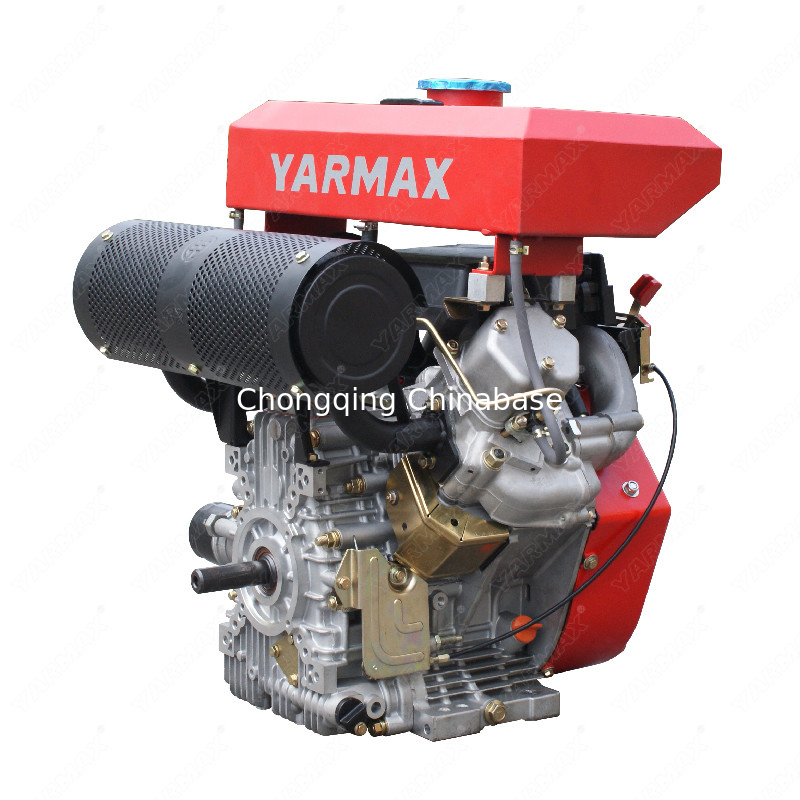 2V88 19HP 공기는 저잡음 KAMA 디젤 엔진 14kW 2 실린더 V 쌍둥이 4 치기를 냉각했습니다