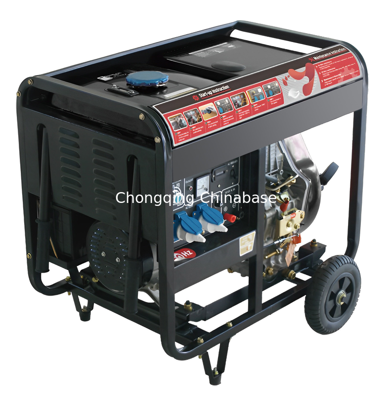 YM9700E 532mL 소형 디젤 발전기 7.0KW 6.5KW 디젤 구동 휴대용 발전기