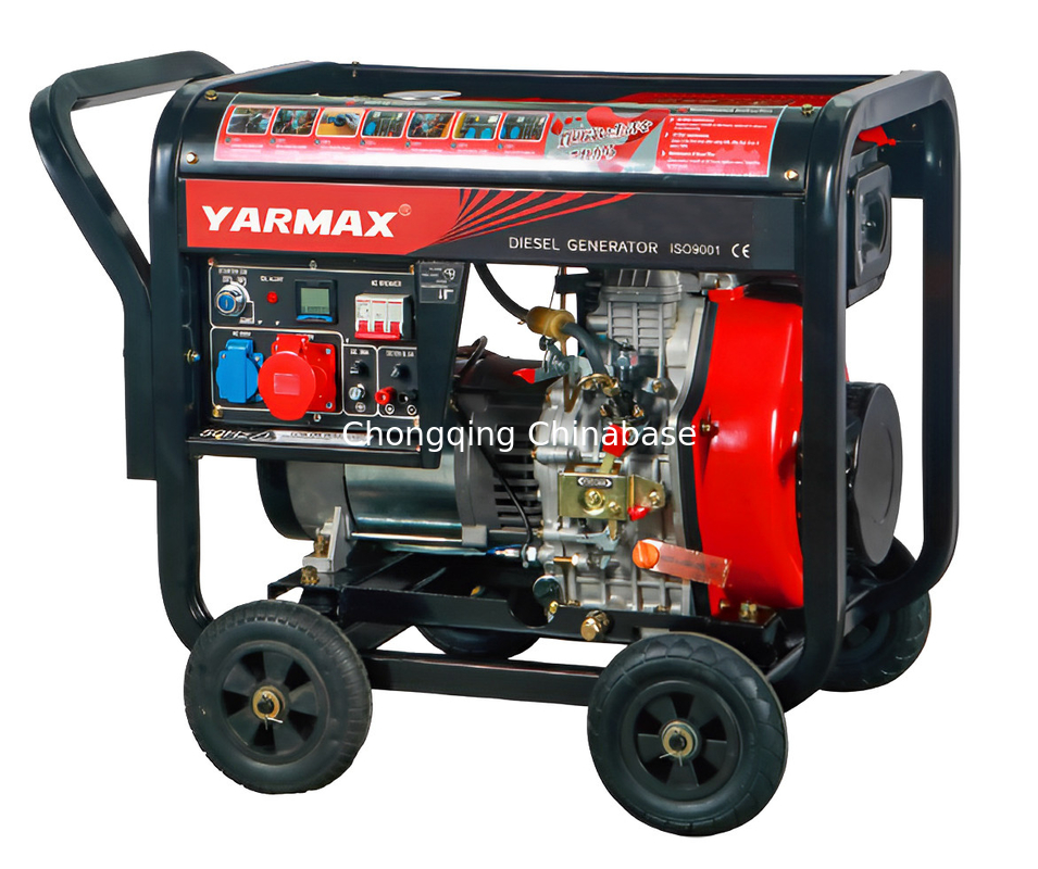 YM11000E 36.4A 8.0KW 8.8KW 개방형 디젤 발전기 YM1100FE 단일 실린더